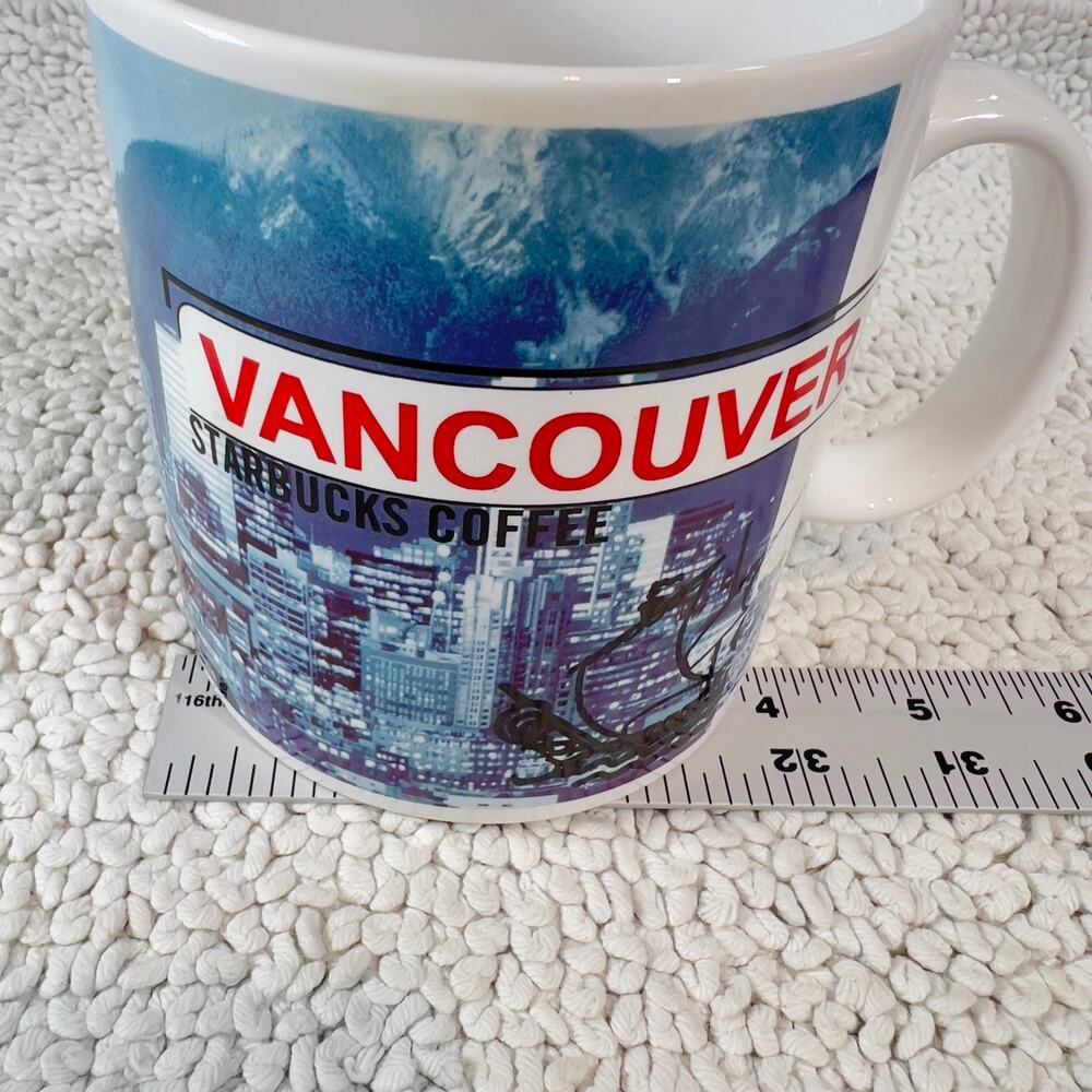 Starbucks Vancouver Coffee City Mug 1999 Stanley Park Granville Island Gastown - Picture 9 of 12